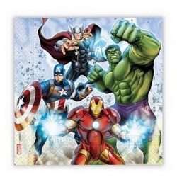20 SERVIETTES AVENGERS 33 X 33 CM