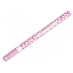 CANON A CONFETTIS COEURS BLANCS 80 CM