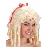 PERRUQUE DAME BLONDE AVEC ANGLAISES