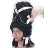 PERRUQUE POMPADOUR NOIRE