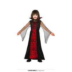 DEGUISEMENT HALLOWEEN VAMPIRE COMTESSE TAILLE 7-9 ANS