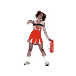 DEGUISEMENT HALLOWEEN FEMME CHEERLEADER ZOMBIE TAILLE L