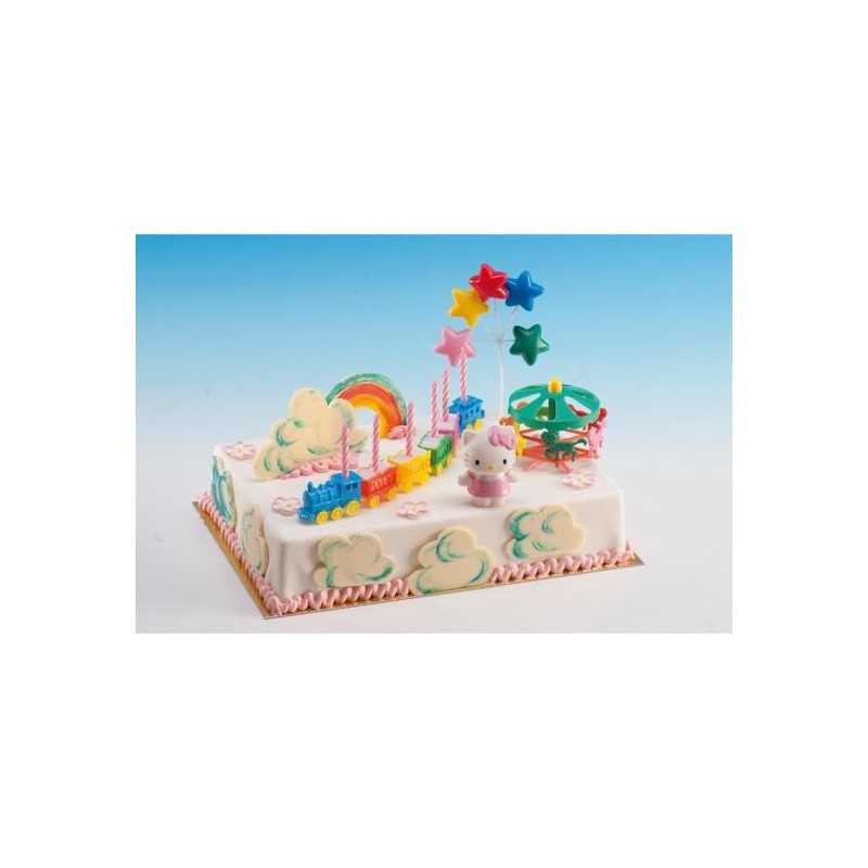 KIT DE DECORATION DE GATEAU HELLO KITTY