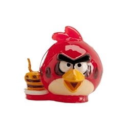 BOUGIE ANGRY BIRDS ROUGE