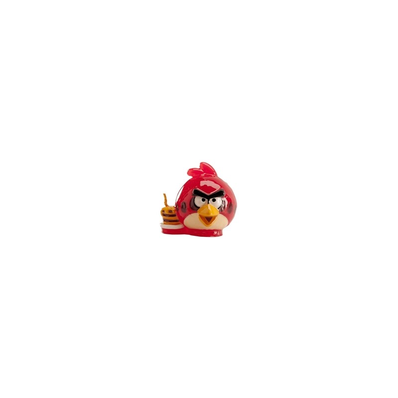 BOUGIE ANGRY BIRDS ROUGE