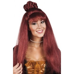 PERRUQUE MEDIEVALE ROUSSE