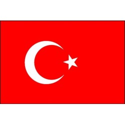DRAPEAU TURQUIE 90 X 150 CM