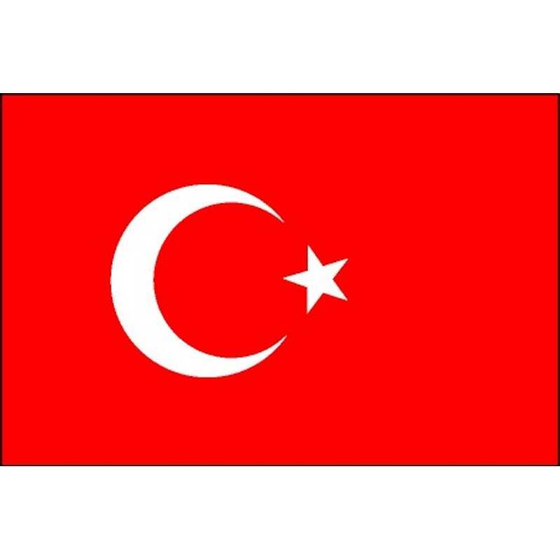 DRAPEAU TURQUIE 90 X 150 CM