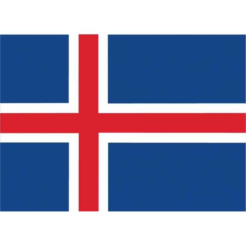 DRAPEAU ISLANDE 90 X 150 CM