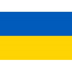 DRAPEAU UKRAINE 90 X 150 CM