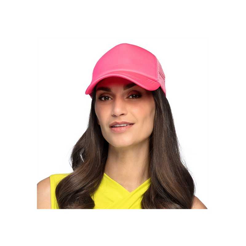 CASQUETTE FLUO ROSE FUCHSIA