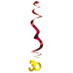 2 SUSPENSIONS TOURBILLON METALLISEES 30 ANS