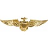 BROCHE AVIATEUR DOREE