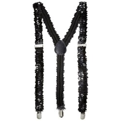 BRETELLES SEQUINS OU PAILLETTES NOIRES