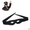 MASQUE LOUP VENGEUR MASQUE BANDEAU NOIR ZORRO