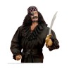 DEGUISEMENT CHEMISE PIRATE OU RENAISSANCE NOIRE A RUCHE HOMME TAILLE M/L