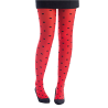 COLLANT COCCINELLE ROUGE A POIS NOIRS TAILLE UNIQUE ADULTE