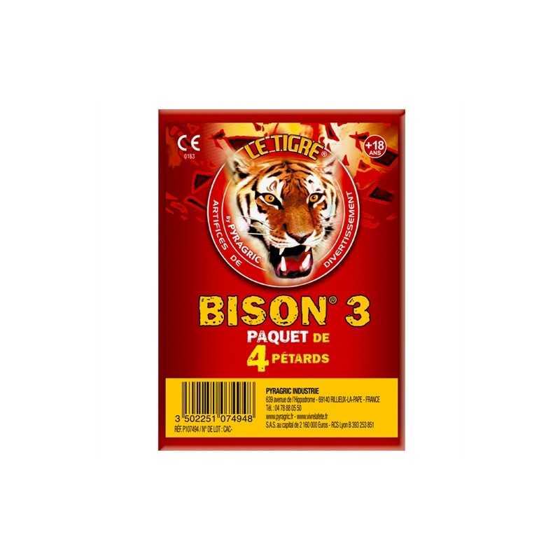 BISON 3 SACHET DE 4 PETARDS