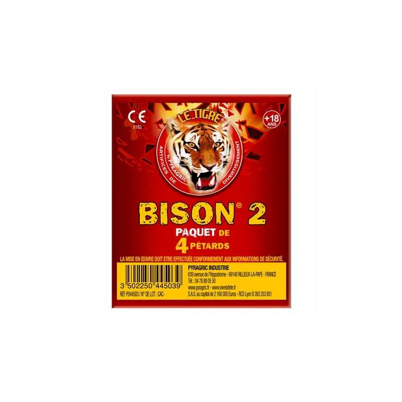 BISON 2 SACHET DE 4 PETARDS