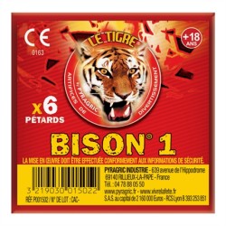 BISON 1 SACHET DE 6 PETARDS