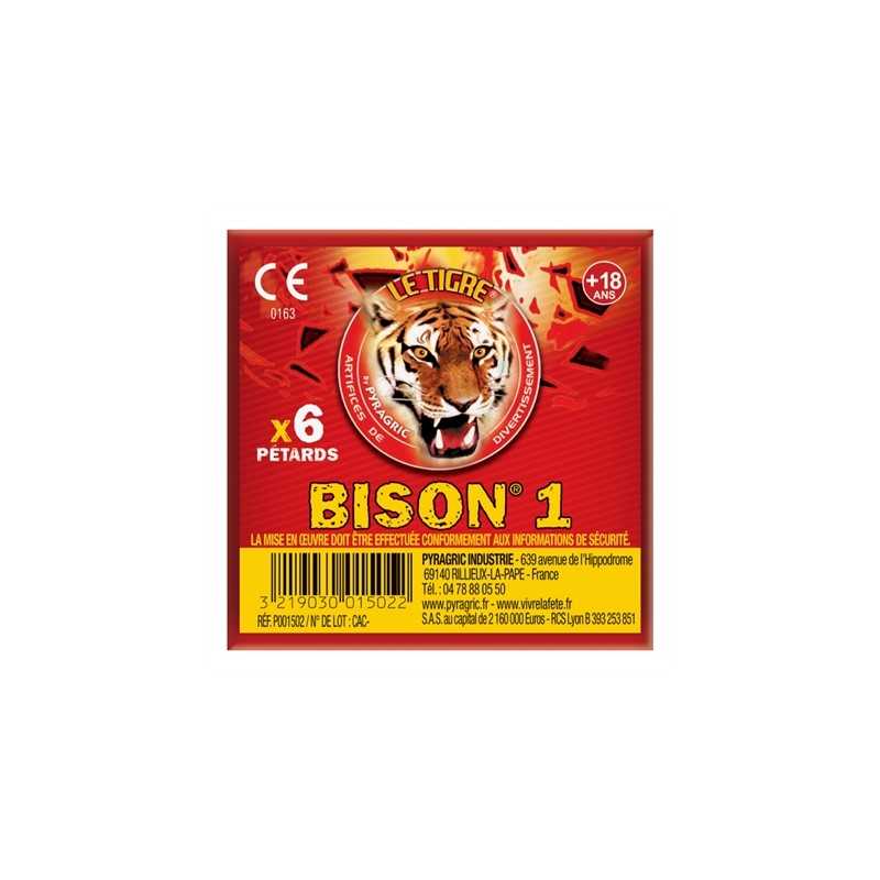 BISON 1 SACHET DE 6 PETARDS