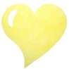 50 SETS DE TABLE COEUR JAUNE