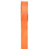 RUBAN SATIN DOUBLE FACE ORANGE 6MM X 25 M