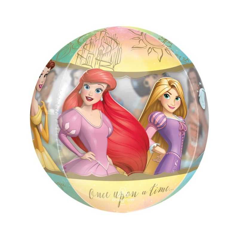 BALLON METALLIQUE ORBZ PRINCESSES DISNEY 38 X 40 CM