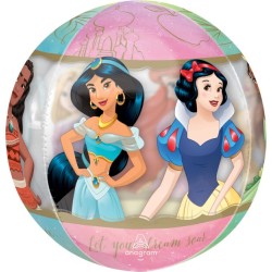 BALLON METALLIQUE ORBZ PRINCESSES DISNEY 38 X 40 CM