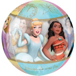 BALLON METALLIQUE ORBZ PRINCESSES DISNEY 38 X 40 CM