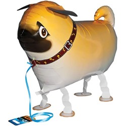 BALLON AIRWLKER CHIEN CARLIN OU PUG 55 CM