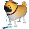 BALLON AIRWLKER CHIEN CARLIN OU PUG 55 CM