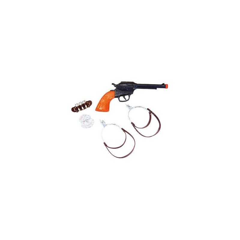 KIT ACCESSOIRES WESTERN PISTOLET EPERONS ETOILE BALLES