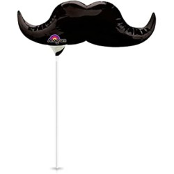 BALLON METALLIQUE MOUSTACHE 26 CM
