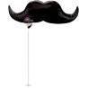 BALLON METALLIQUE MOUSTACHE 26 CM