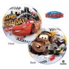 BALLON BUBBLES CARS HAPPY BIRTHDAY 56 CM