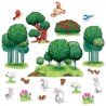 DECORATION FORET ET LAPINS