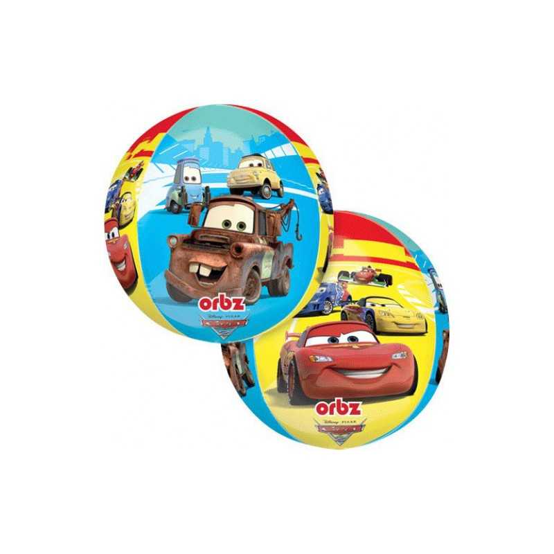 BALLONS METALLIQUE ORBZ CARS 38 X 40 CM