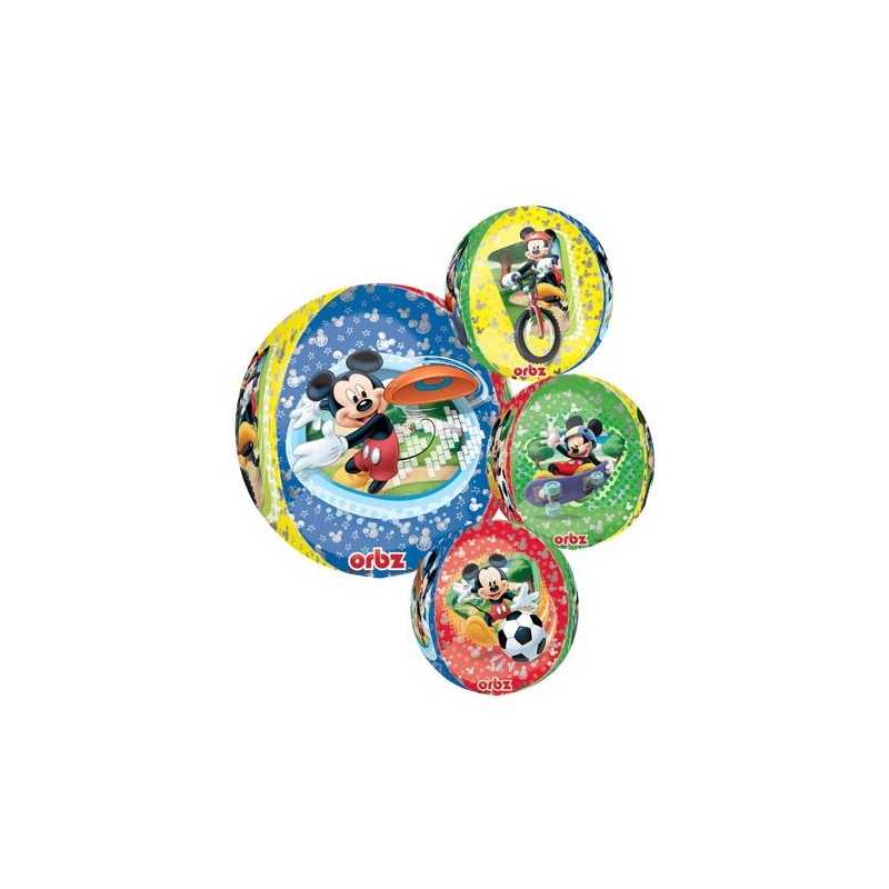 BALLON METALLIQUE ORBZ MICKEY 38 X 40 CM