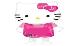 BALLON METALLIQUE BUDDIES AIRWALKER HELLO KITTY 39 X 59 CM