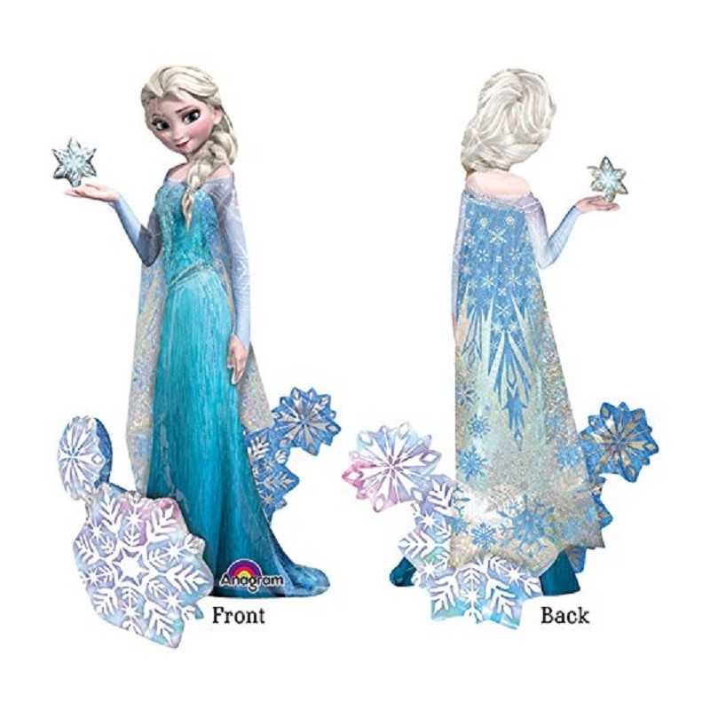 BALLON AIRWALKER REINE DES NEIGES ELSA FROZEN 88 X 144 CM