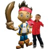 BALLON AIRWALKER METALLIQUE BALLON MARCHEUR JAKE ET LES PIRATES A L AIR 190 CM