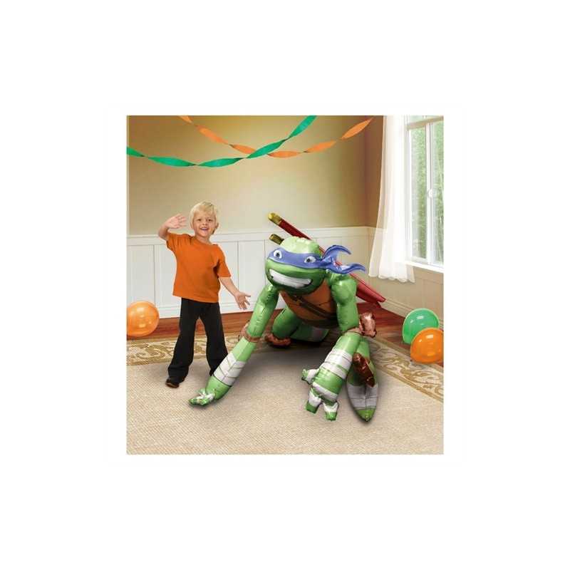 BALLON AIRWALKER TORTUE NINJA 111 CM X 111 CM