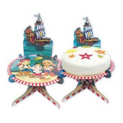 CAKE STAND JAKE ET LES PIRATES 24 CM