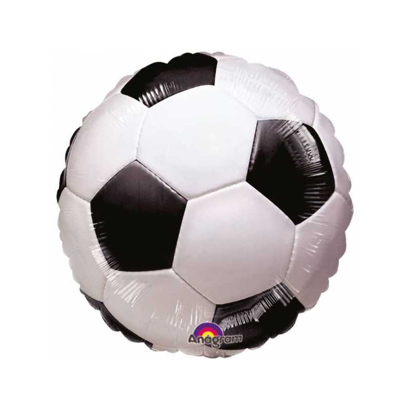 BALLON METALLIQUE BALLON DE FOOT DIAM 43 CM