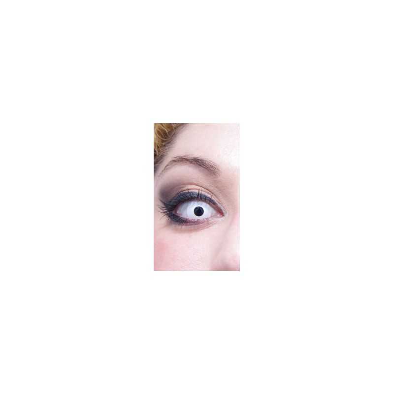 LENTILLES YEUX BLANCS 1 AN