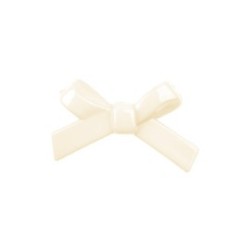 PERLE NOEUD PAPILLON BLANC