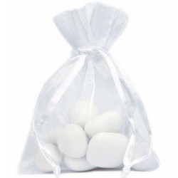 SACHET ORGANDI GM PAR 6 BLANC