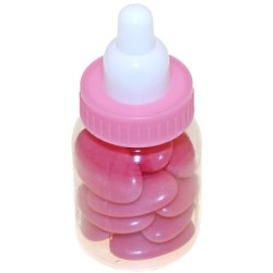 SACHET DE 2 BIBERONS ROSE 9 CM