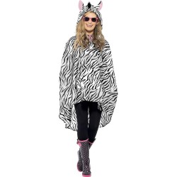 PARTY PONCHO ZEBRE